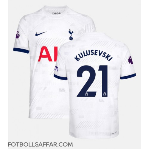 Tottenham Hotspur Dejan Kulusevski #21 Hemmatröja 2023-24 Kortärmad